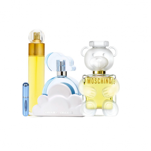 🔥 COMBO 3 PERFUMES — DAMA DULCE Y ELEGANTE 🔥 360 + Moschino Toy 2 + Ariana Club