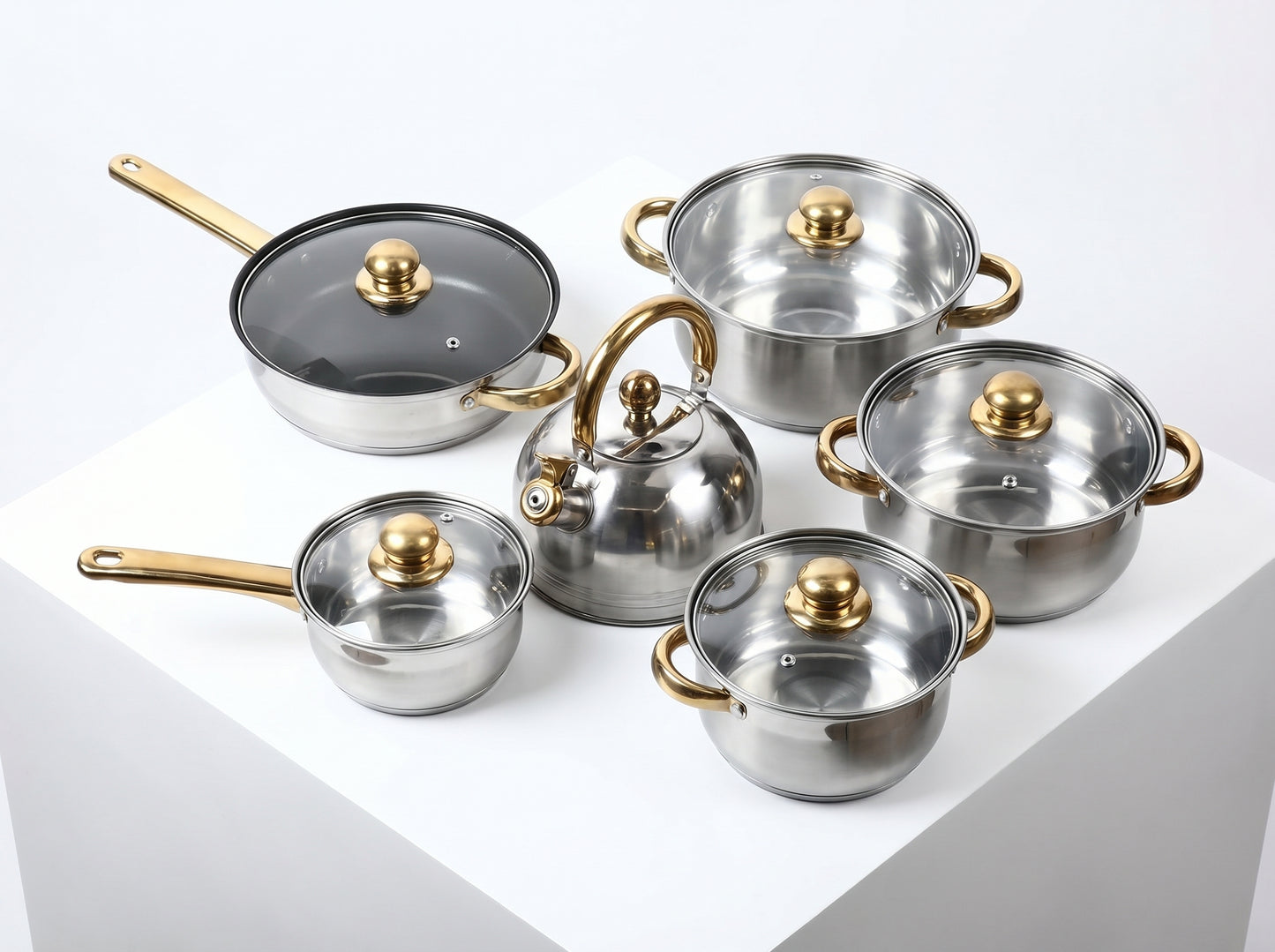 SET DE OLLAS COOKWARE 12PCS